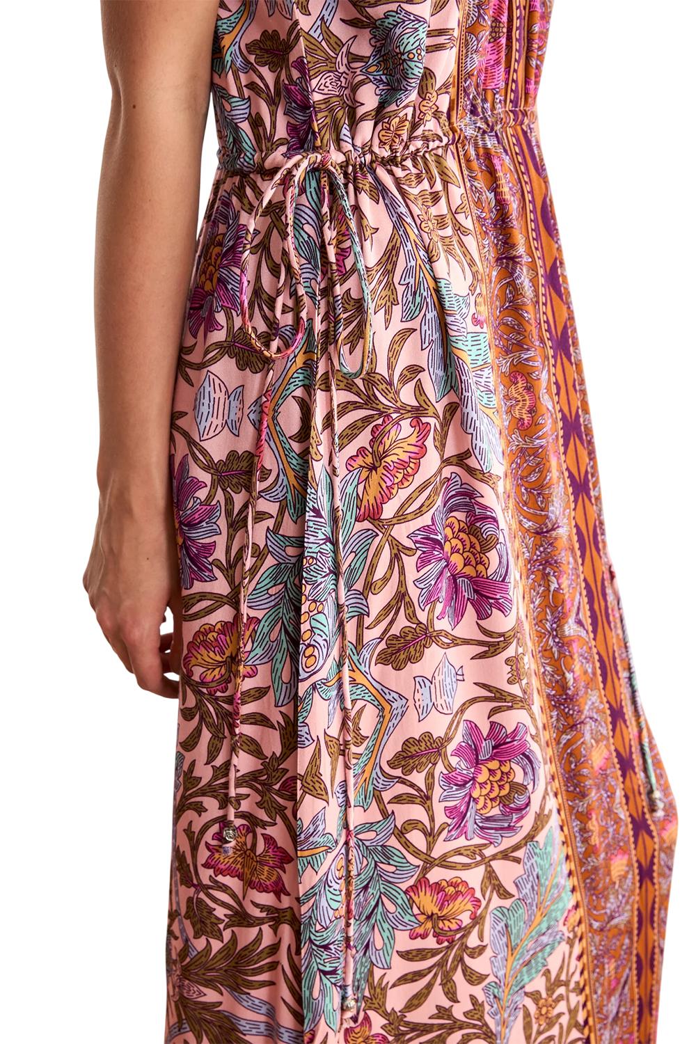 bito Lungo Donna Halter con Stampa Floreale GF.PENDOPO MAGENTA NKN Nekane 