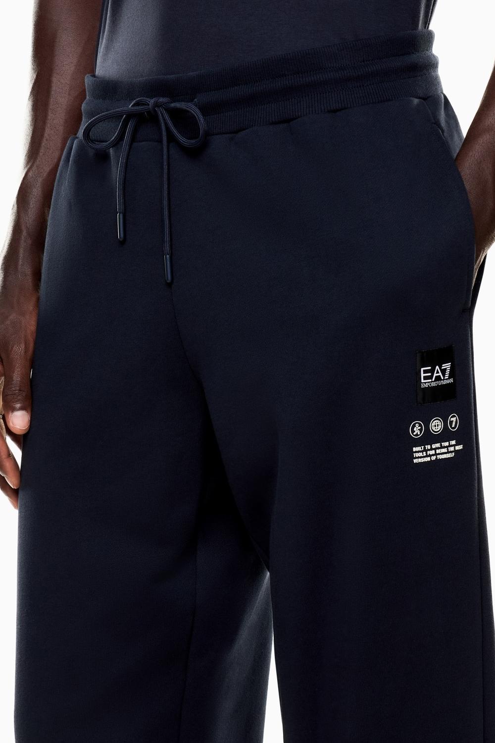 Pantaloni jogger Logo Series in french terry di cotone 7M000979 AF17787UB102 EA7 Emporio Armani 