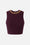 Top in maglia a rombi con dettaglio gioiello