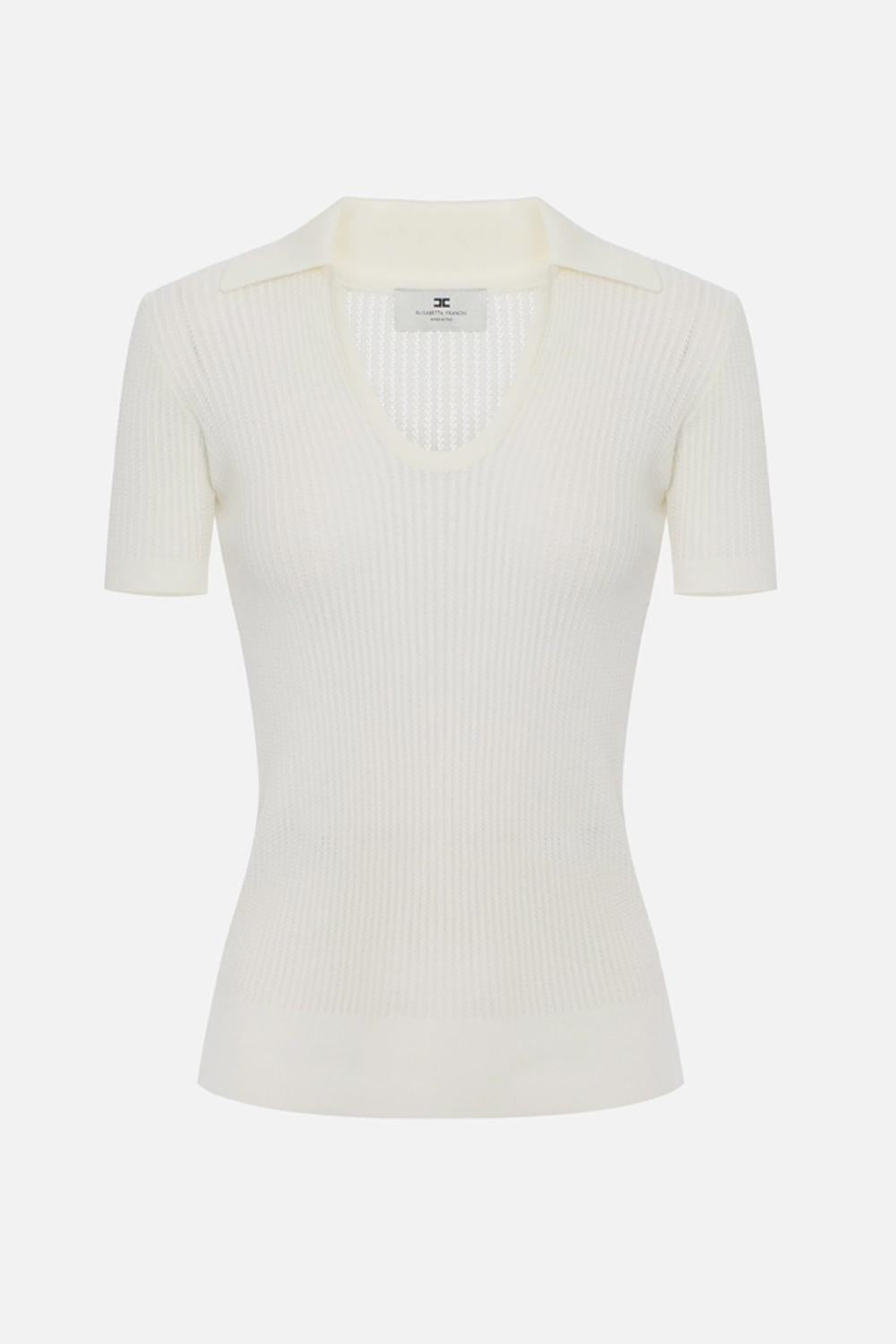 polo in maglia MK74Q 61E3360 Elisabetta Franchi 