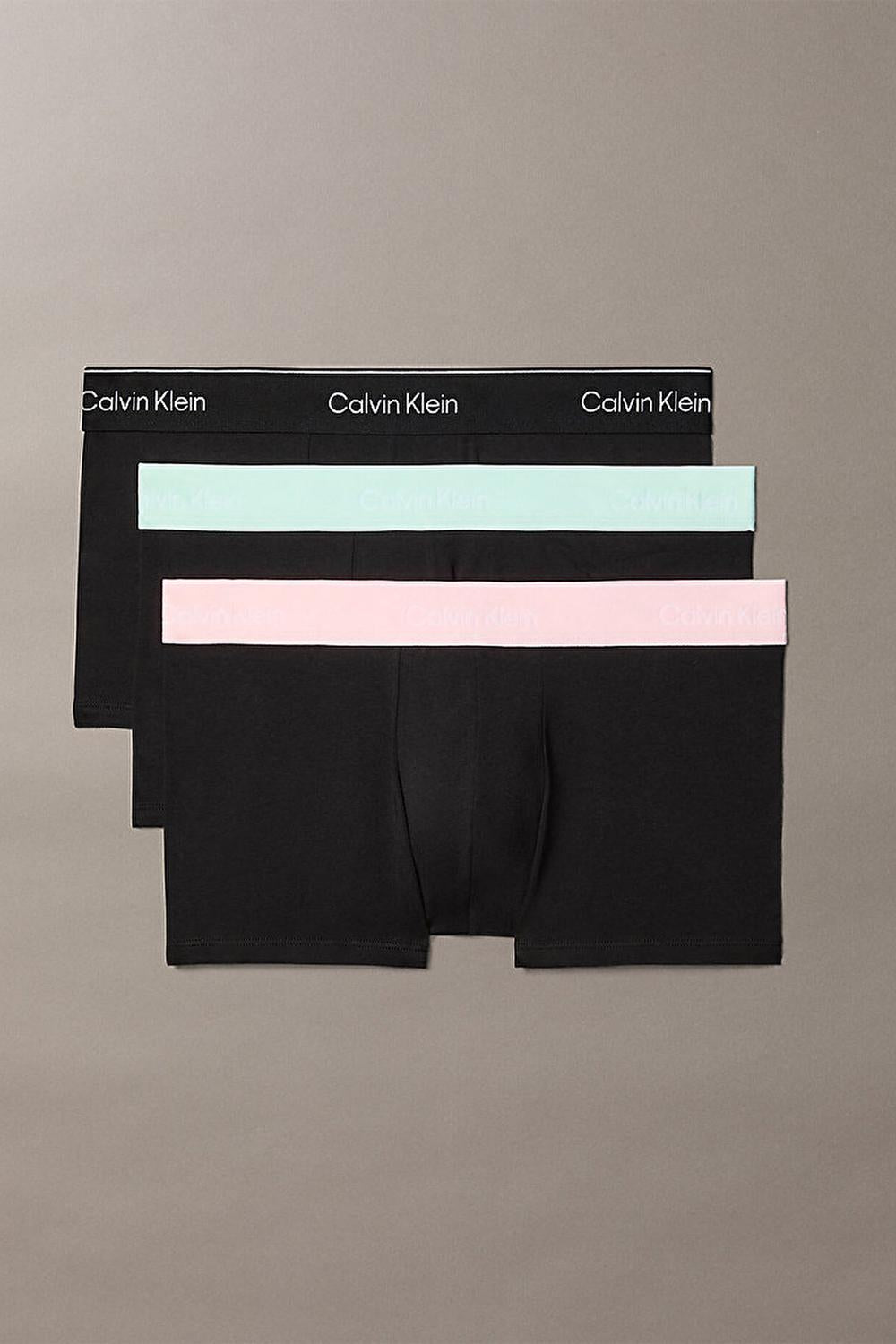 Boxer a vita bassa in confezione da 3 - Icon Cotton Stretch LV00NB4389 3ZG Calvin Klein 
