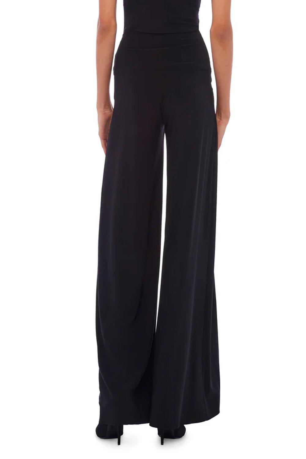 pantaloni in jersey gamba larga palazzo KK2277 PL112001 Norma Kamali 