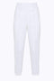 PANTALONI A SIGARETTA IN MISTO LINO<BR/> RA5160 T882314300 Blugirl 