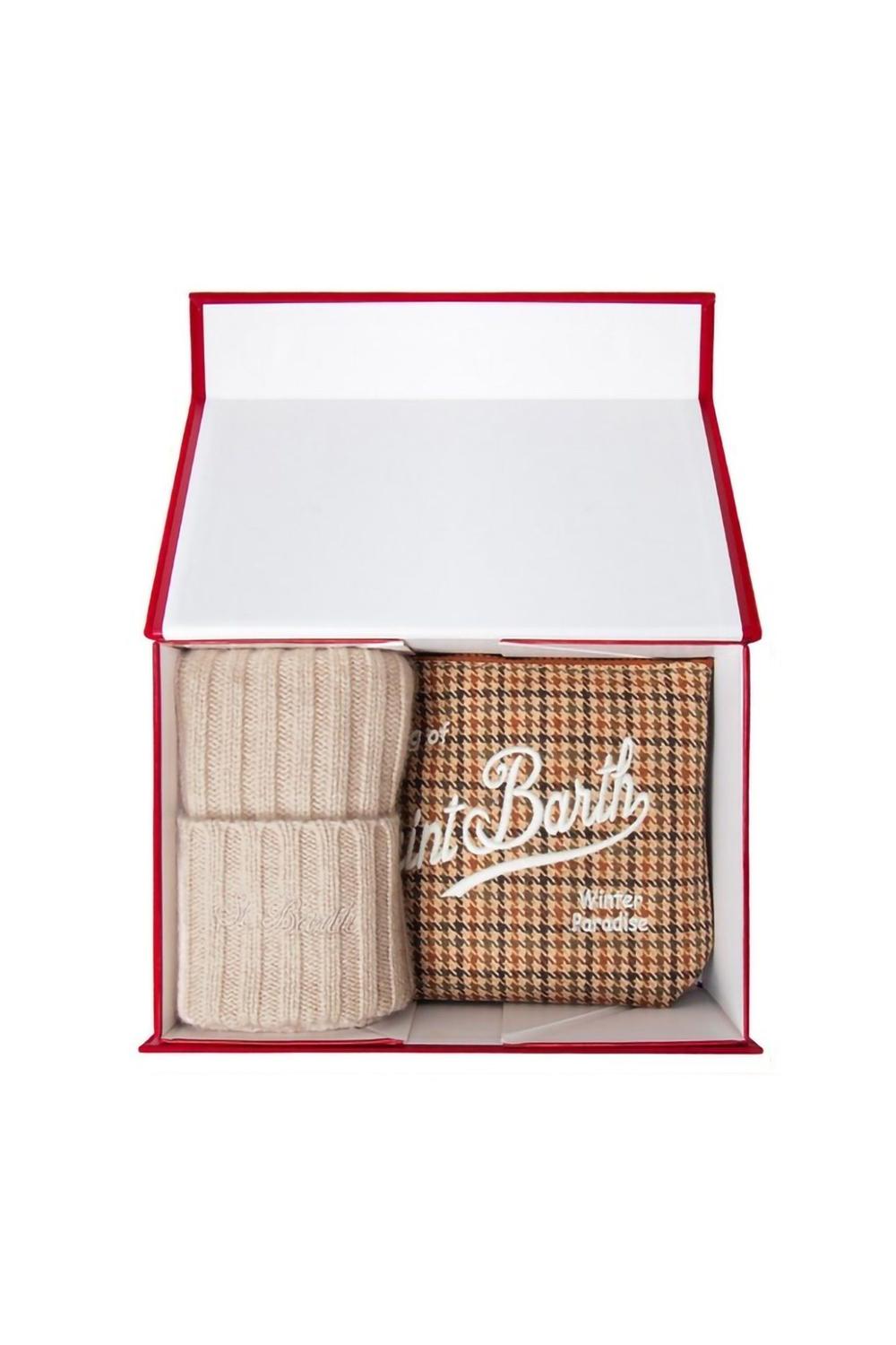 Box Regalo MC2 Saint Barth con Pochette Aline e Berretto in Lana BOX0022 /03243I Mc2 Saint Barth 