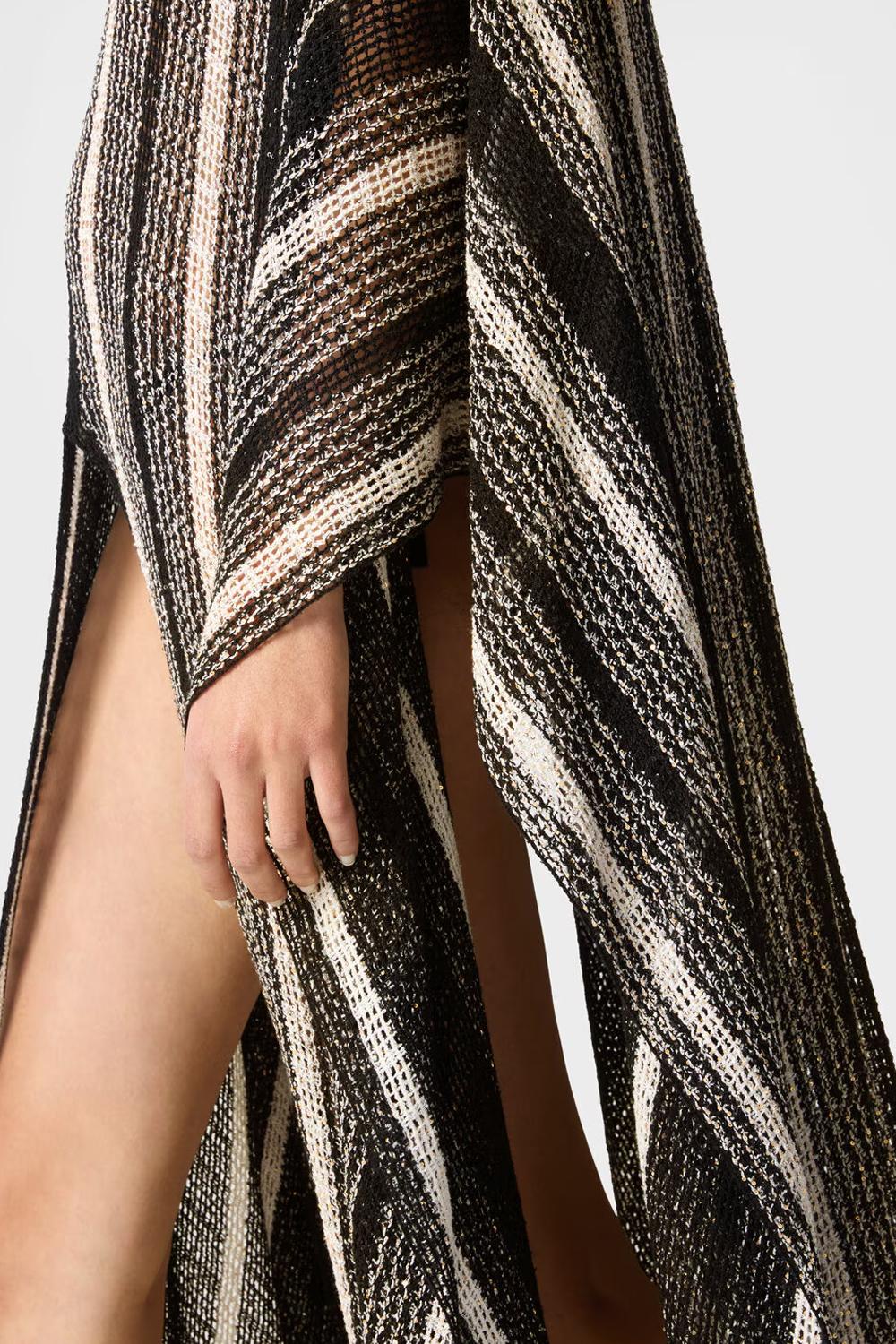 Caftano lungo in rete Missoni MS26SQ2F BV00J7S91SR Missoni 