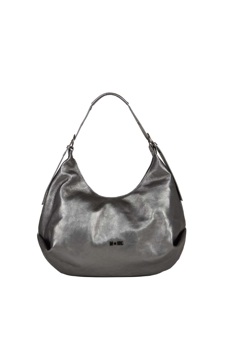 M*BRC Borsa Hobo in Pelle  Linea Metmat a Mezza Luna grande G165 /ANTRACITE M Brc 