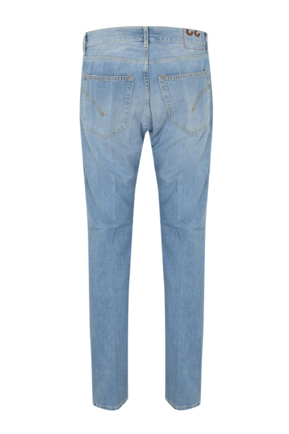Jeans Dian carrot in denim stretch<BR/> UP576 DFE286U-LC9800 Dondup 