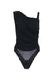 Body Monospalla Elisabetta Franchi in Jersey con Dettaglio in Metallo Dorato BO013 61E2110 Elisabetta Franchi 