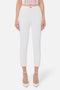 Pantaloni in crêpe con tasche e placca logo<BR/> PA076 51E2360 Elisabetta Franchi 
