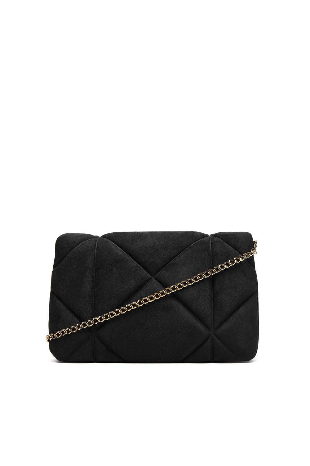 Borsa Embossed Velour con Tracollina a Catenella Rimovibile e Chiusura a Patta JC4043PP0N KE0000 Love Moschino 