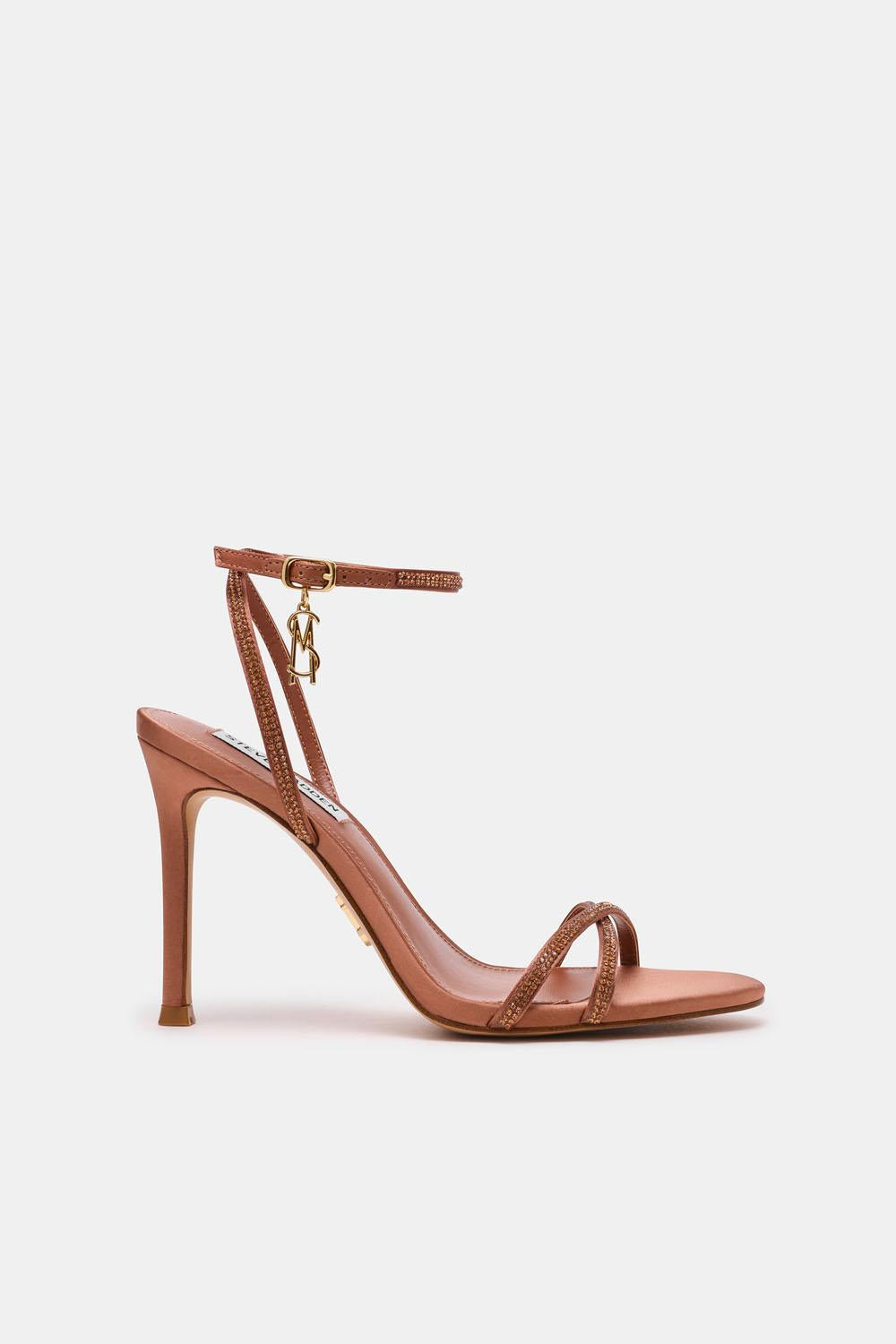 Sandalo in tessuto satinato con strass JYPSEY-CNR MOCHA SATIN Steve Madden 