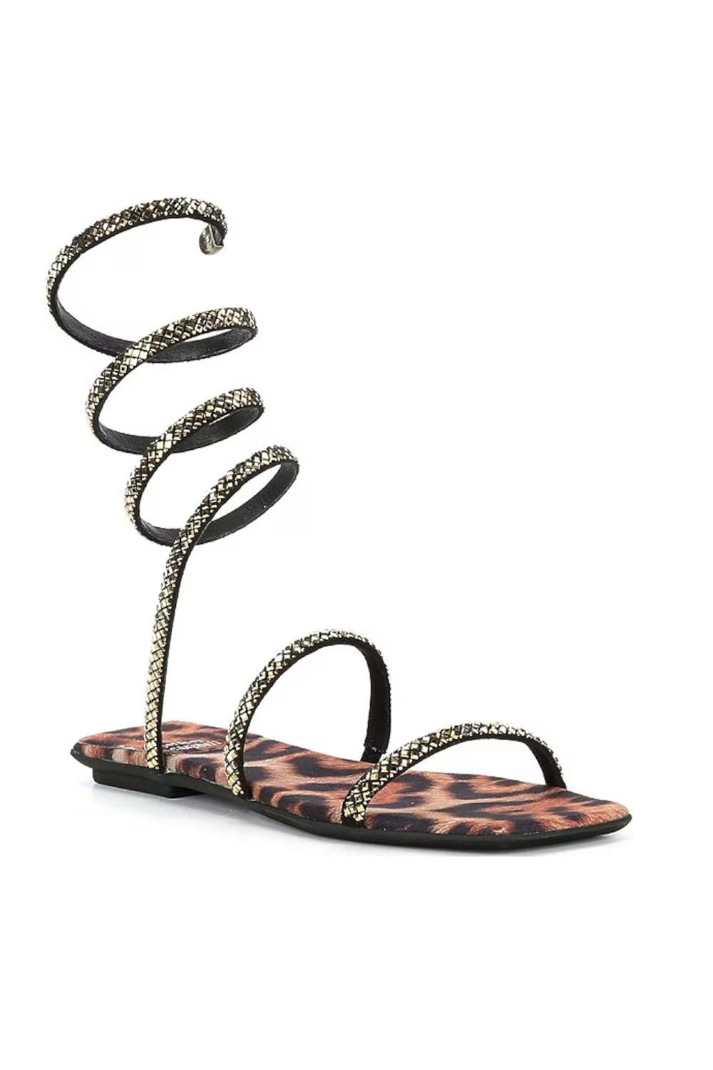 SLINKED BLACK BEIGE CHEETAH BRONZE Jeffrey Campbell 