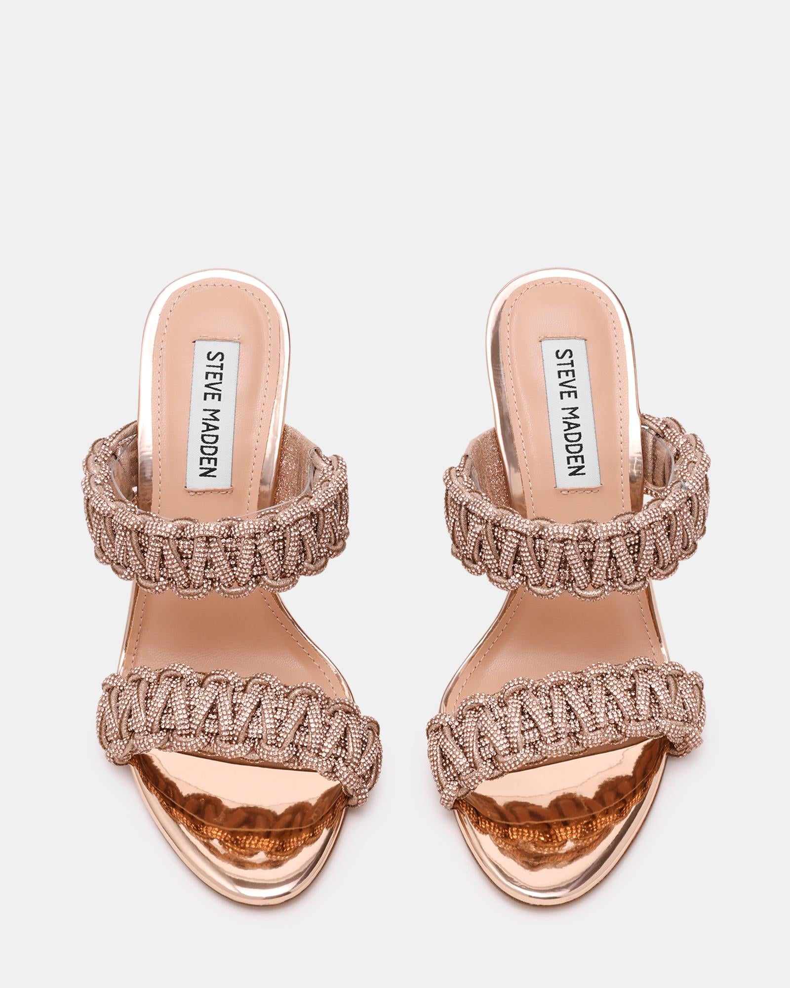 THERESIA - sandalo alto con strass THERESIA ROSE GOLD Steve Madden 