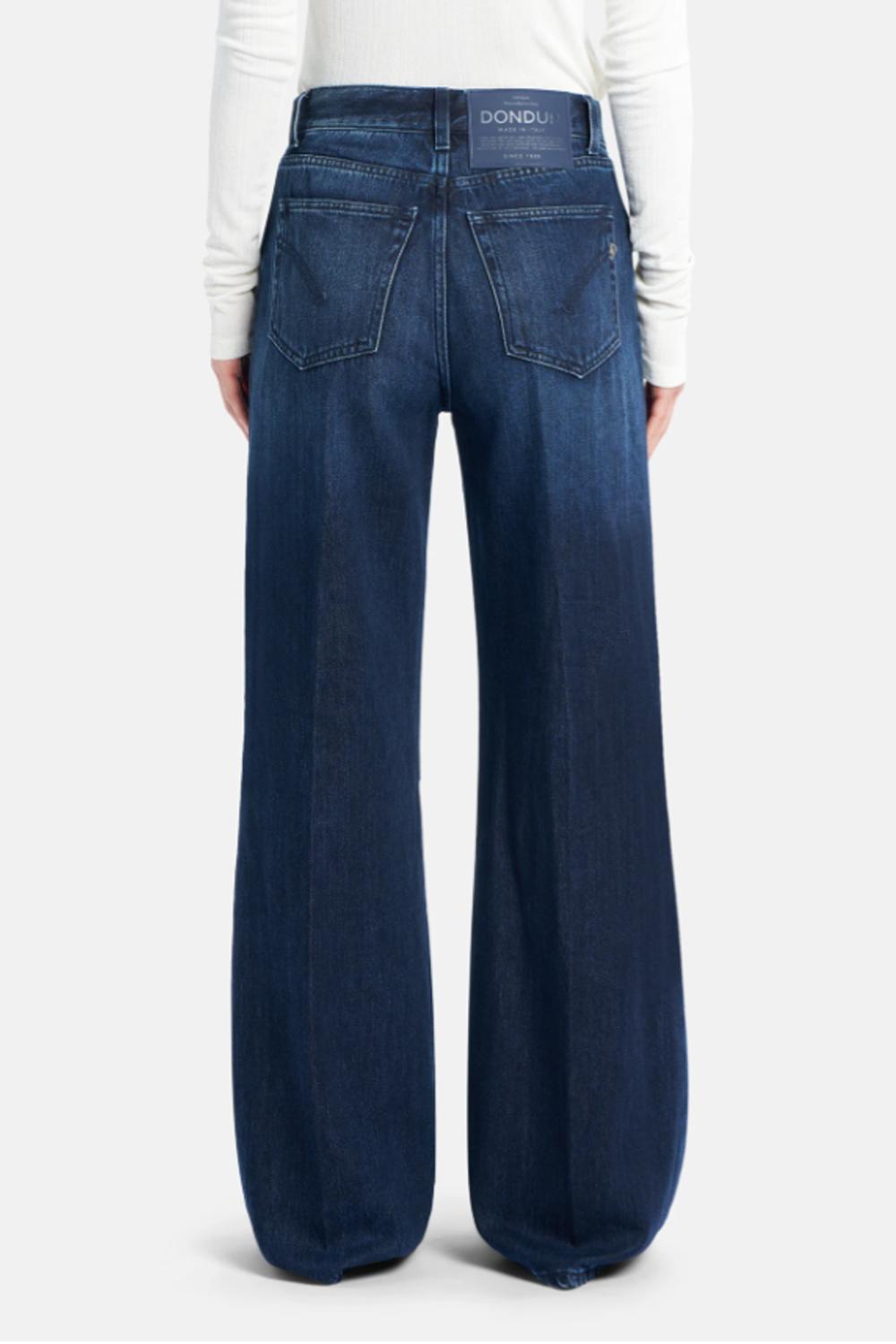 Jeans Amber wide leg DP619 DF0310D-LI9800 Dondup 