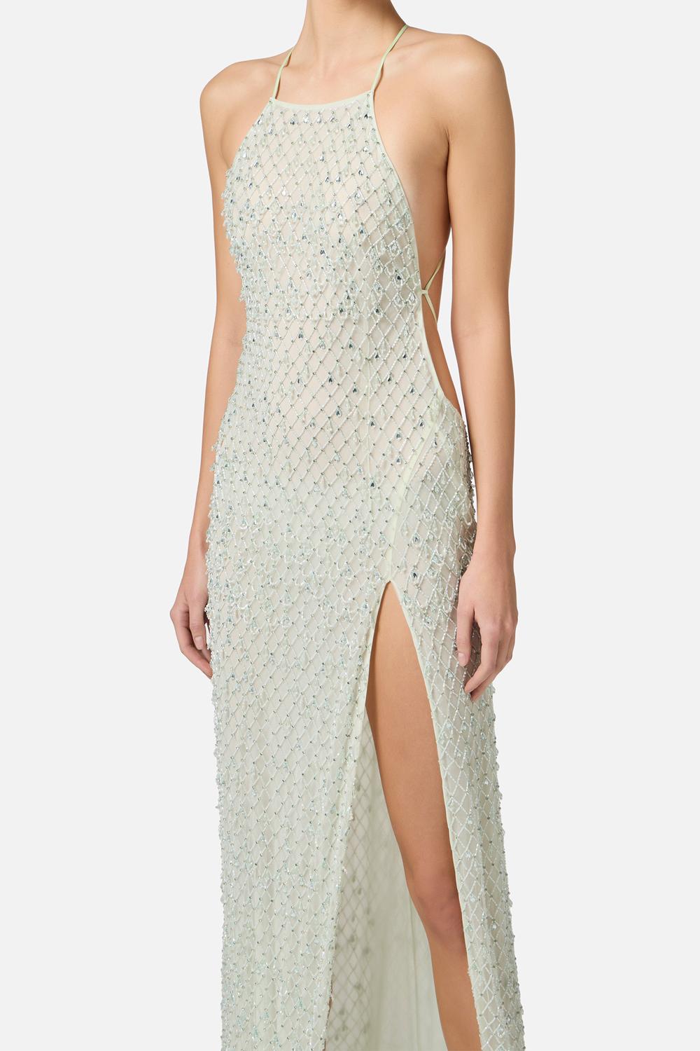 Abito Red Carpet in tulle con cristalli all-over<BR/> ABR10 51E2124 Elisabetta Franchi 