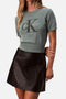 T-shirt Donna Calvin Klein con Grafica Monologo e Design Minimal LV044E306G /PNO Calvin Klein 