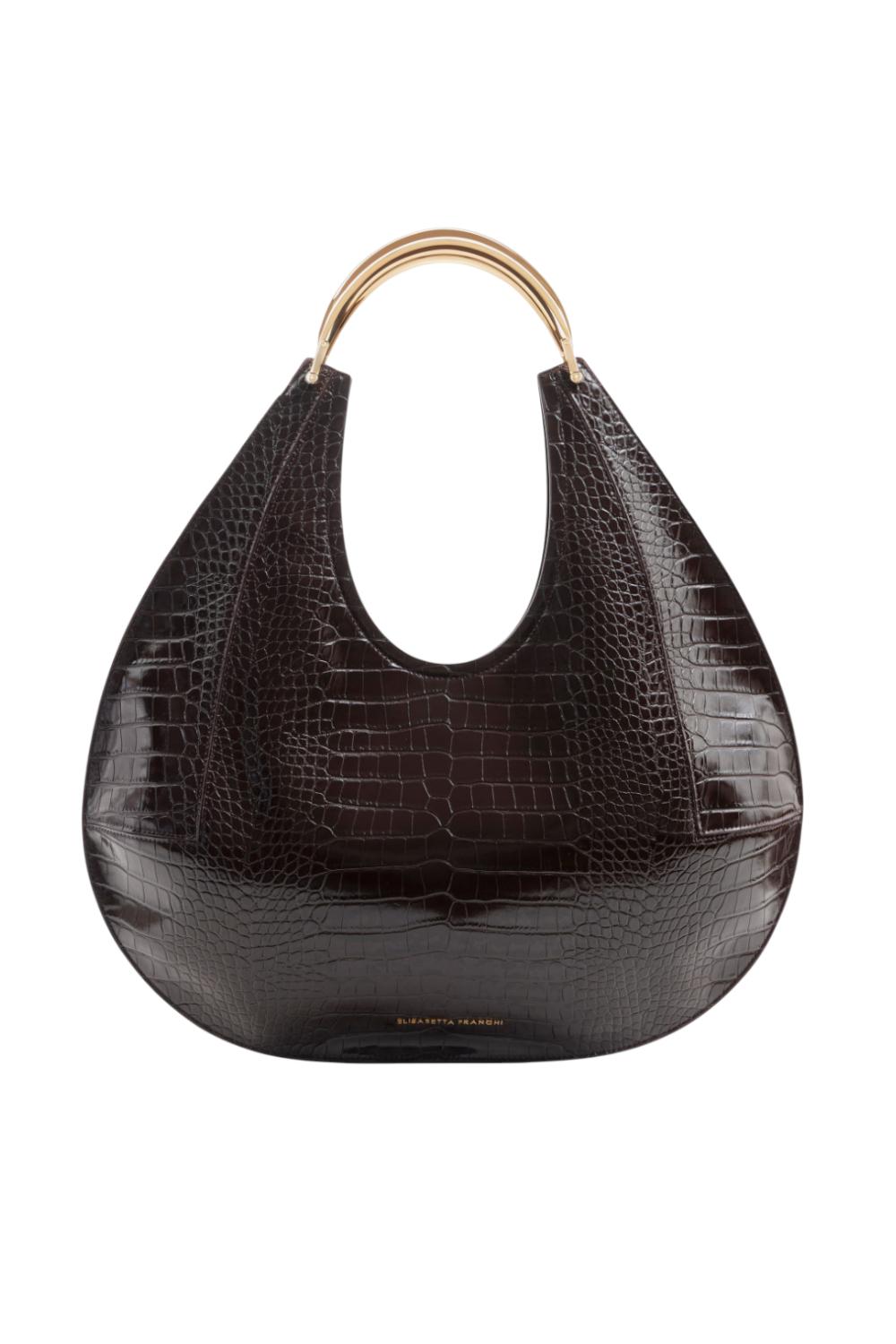 Hobo grande con manico gioiello<BR/> BS27A 56E2EA3 Elisabetta Franchi 