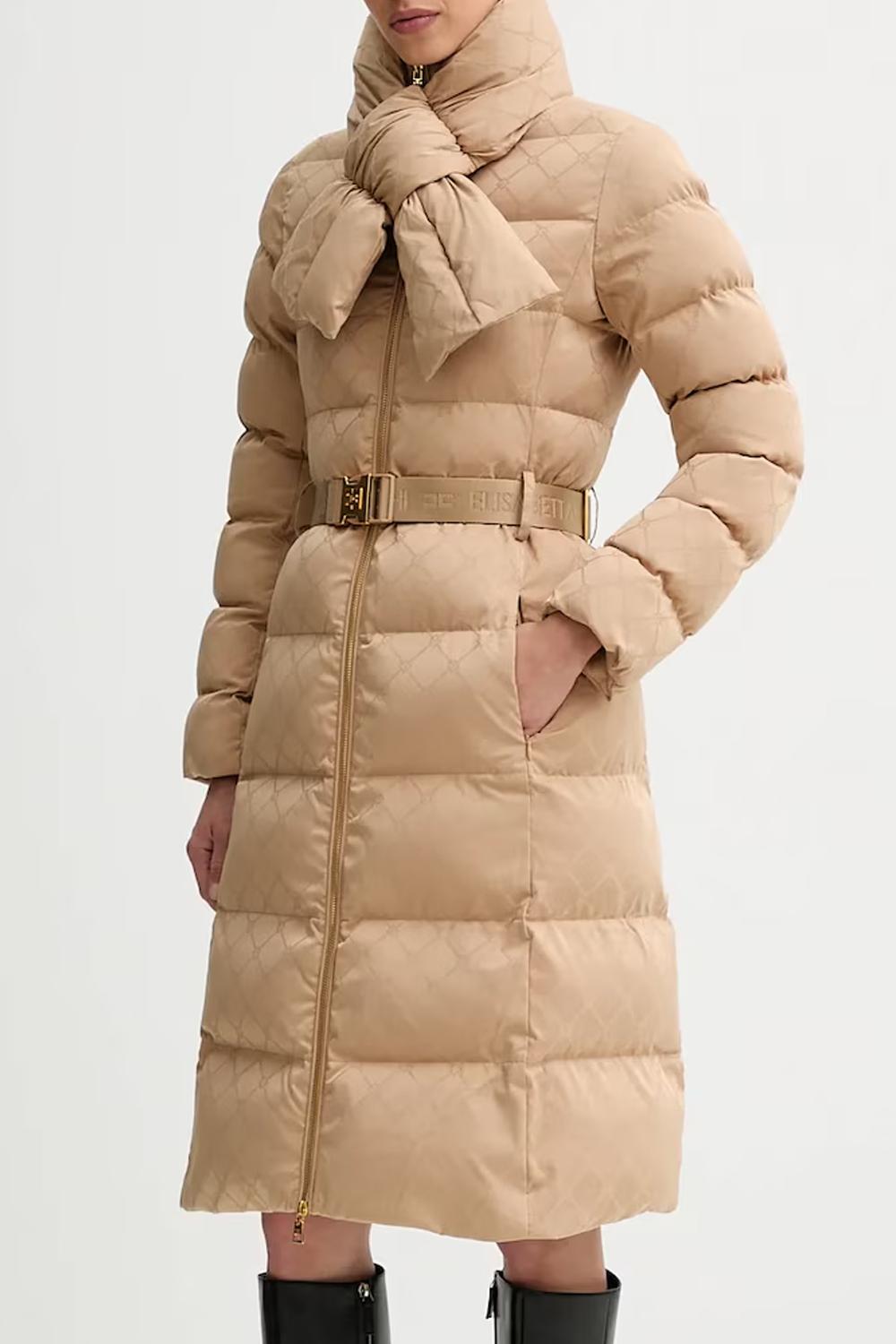 Piumino in tessuto vela jacquard PI84D 56E2EA2 Elisabetta Franchi 