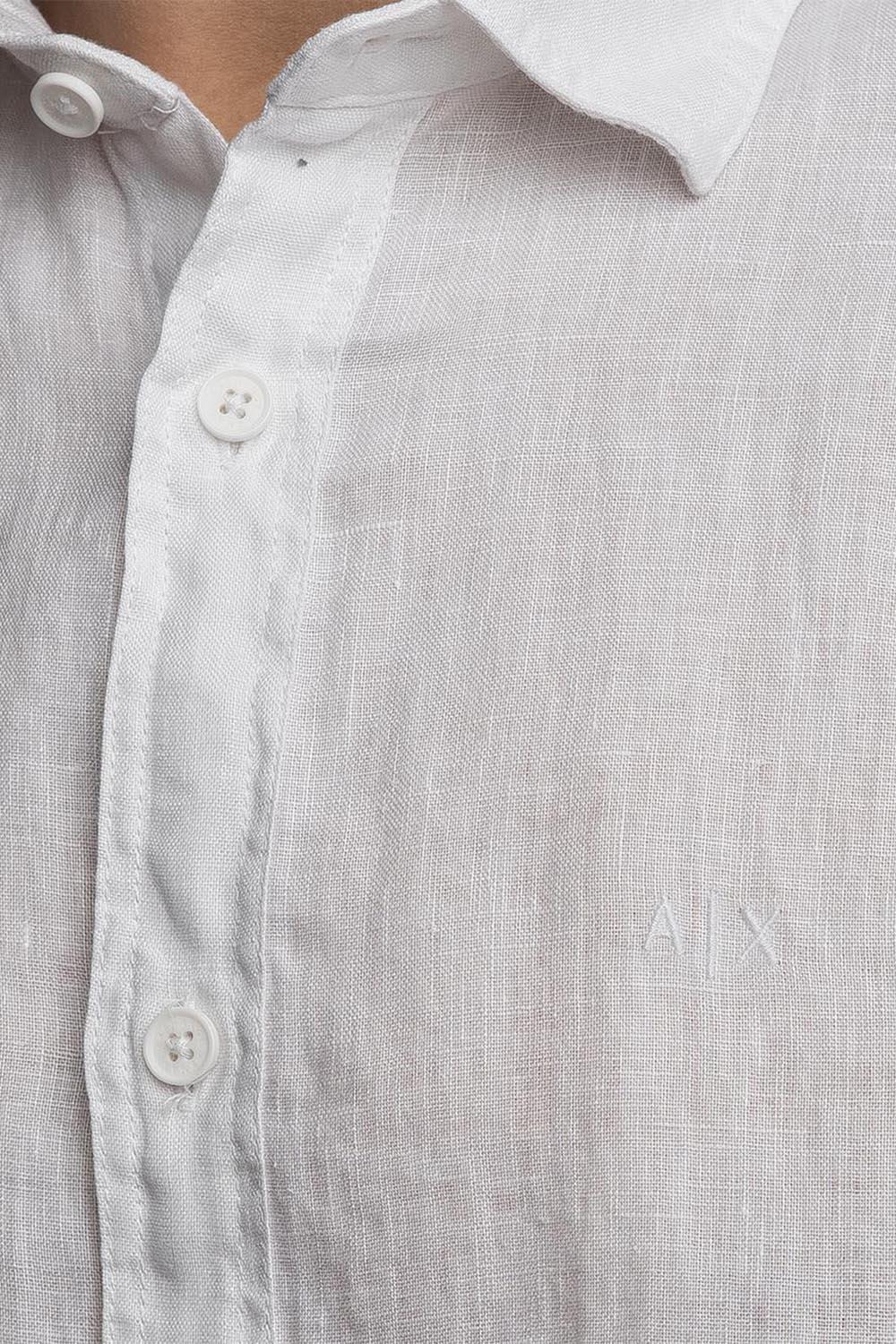 Camicia Basica in Lino Armani Exchange 8NZC50 ZNCFZ1100 Armani Exchange 