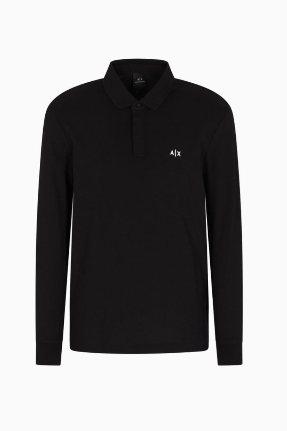 Polo a Manica Lunga con Bottoni Nascosti XM001288 AF17321UC001 Armani Exchange 
