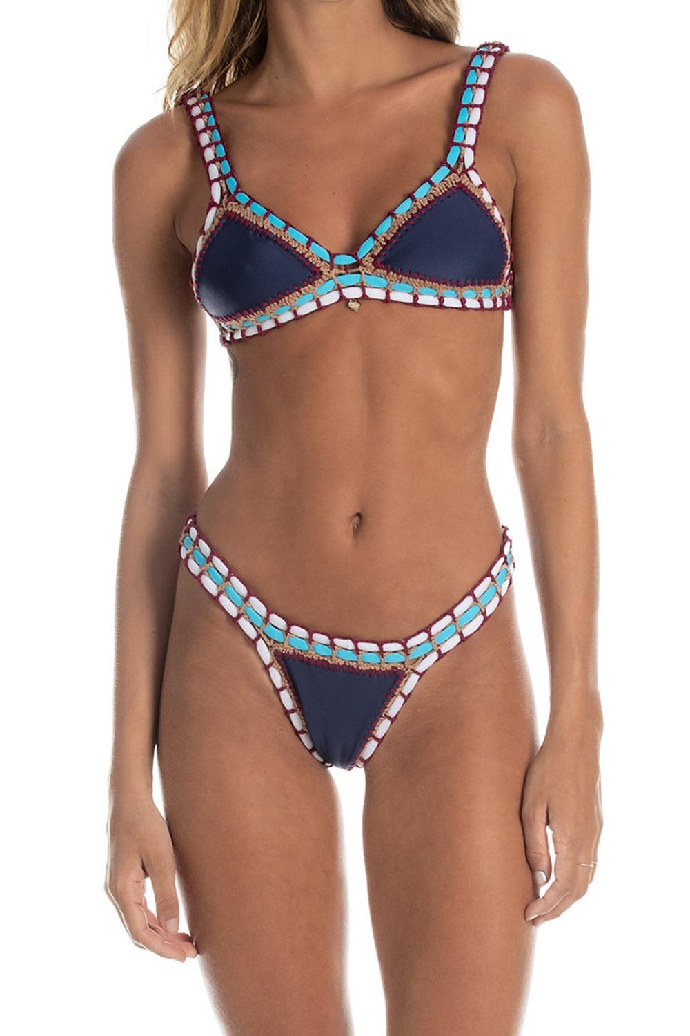  MI05NE MINEIRABIANCO/BLU NOTTE Saudade Brasilian Beachwear 