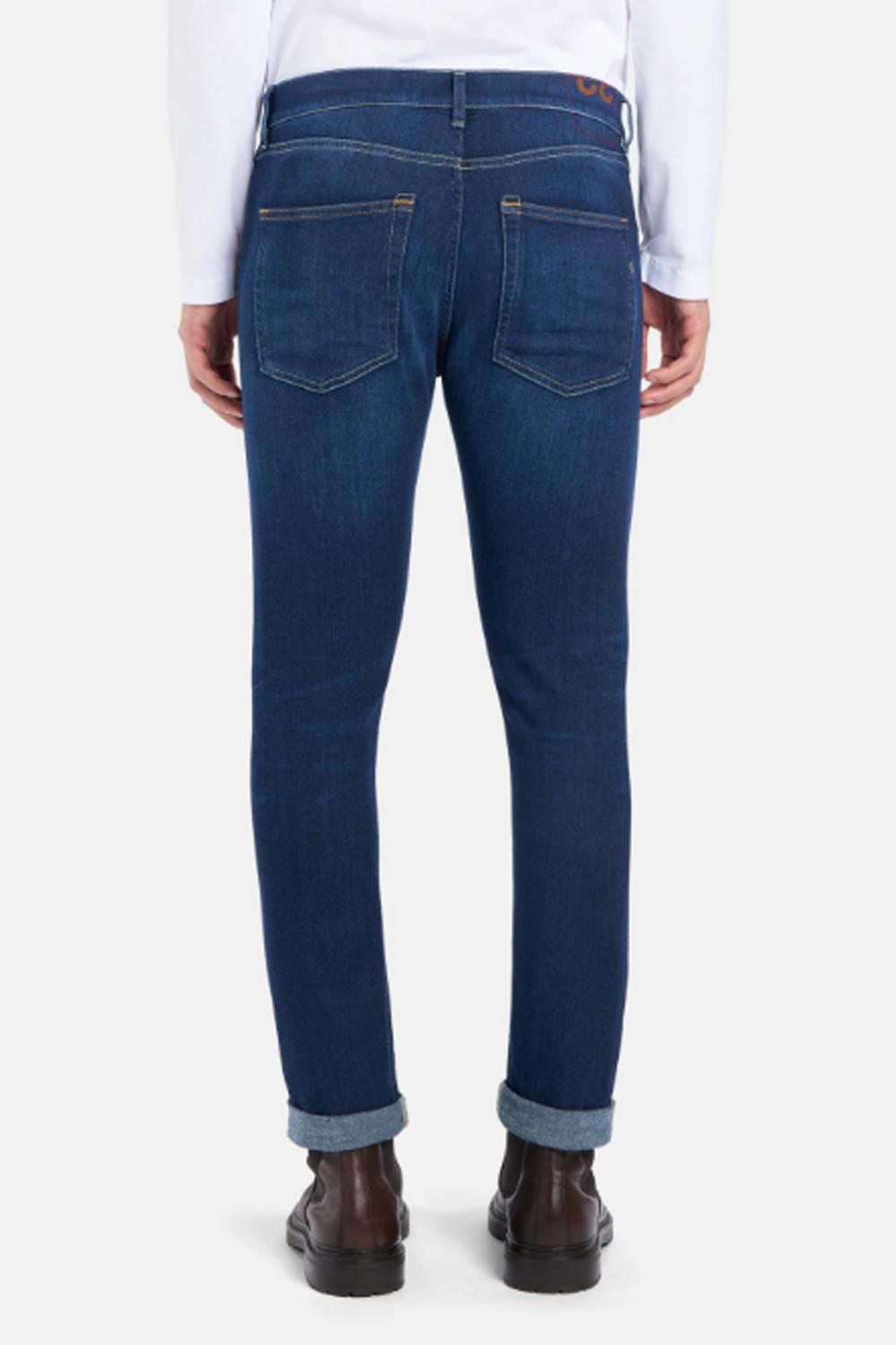 Jeans Icon a Sigaretta con Risvolto UP563 DS0345U-LG9800 Dondup 