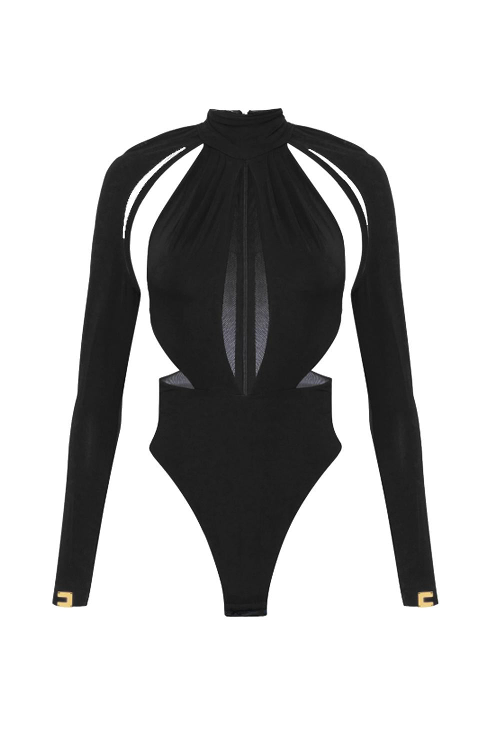 Body in jersey con cut-out<BR/> BO017 51E2110 Elisabetta Franchi 