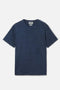 T-shirt Ecstasea mc2 in puro lino blu con logo ricamato ECS0003 -00119L Mc2 Saint Barth 