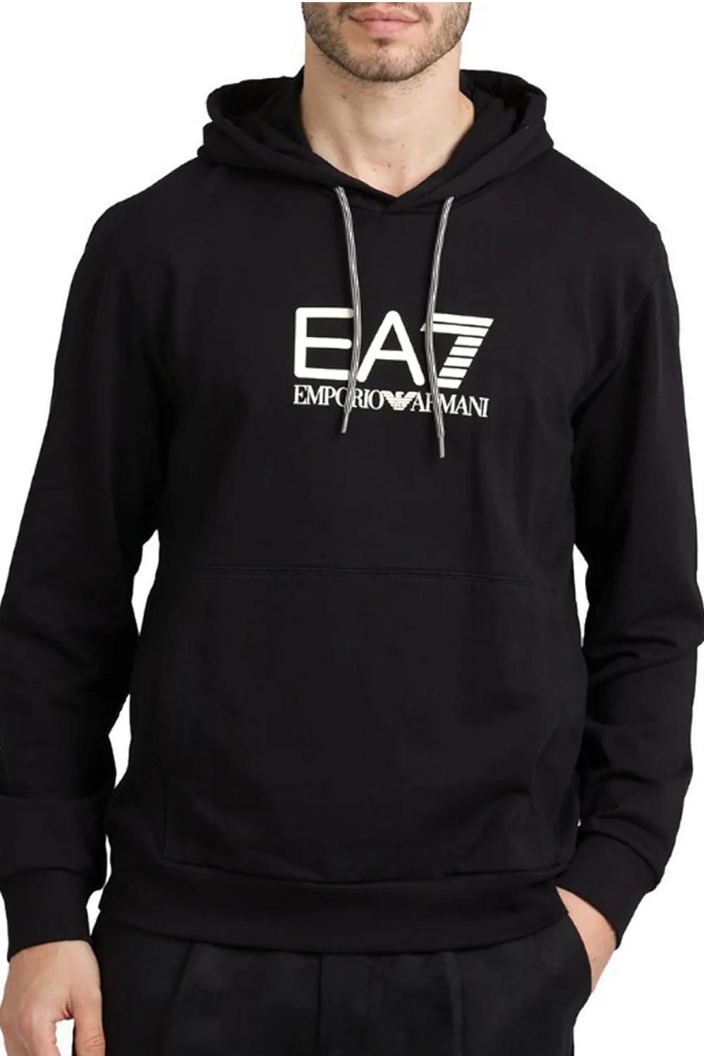 Felpa con Cappuccio Visibility EA7 Emporio Armani<BR/> 7M000230 AF13512MC156 EA7 Emporio Armani 