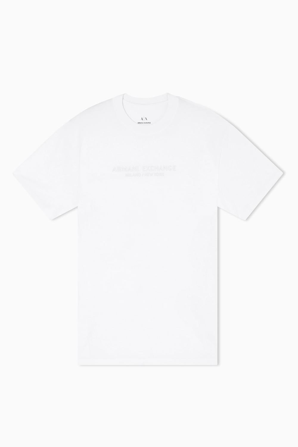 T-shirt con logo sul petto in cotone XM001280 AF10361U0002 Armani Exchange 