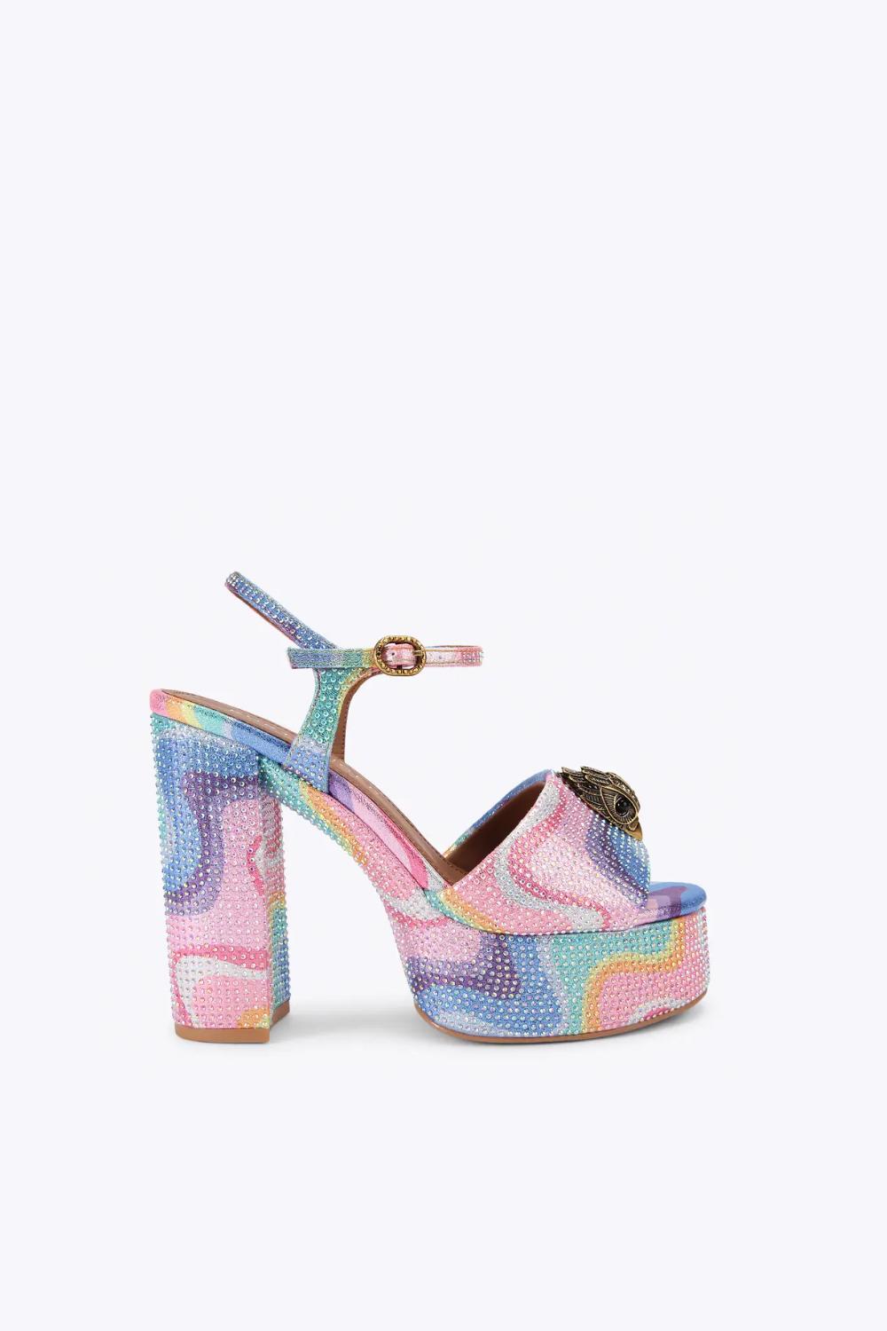 Sandali Platform Kensington con Cristalli 9798869609 /MULTICOLOR Kurt Geiger London 