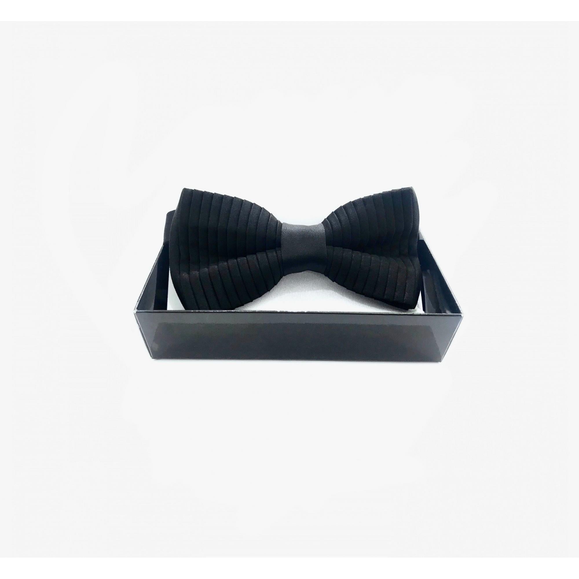 NOEUDCLASSIC BLACK PLEATED