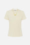 T-shirt in jersey con collana a fiocco<BR/> MA029 51E2DC7 Elisabetta Franchi 