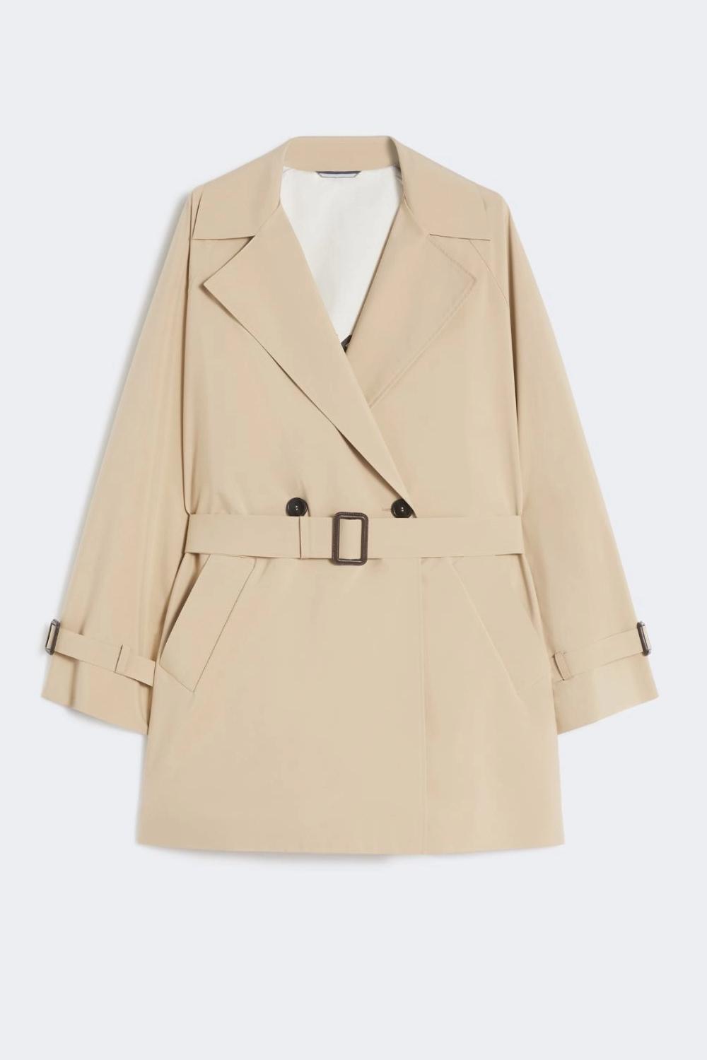 Trench corto in tela antigoccia WKDOVATTA 001BEIGE Max Mara Weekend 