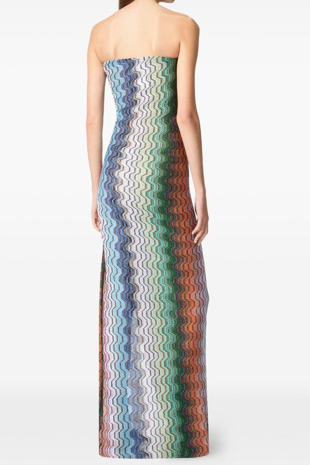 Abito copricostume lungo a fascia MC25SQ07 BR015DSMSNQ Missoni 