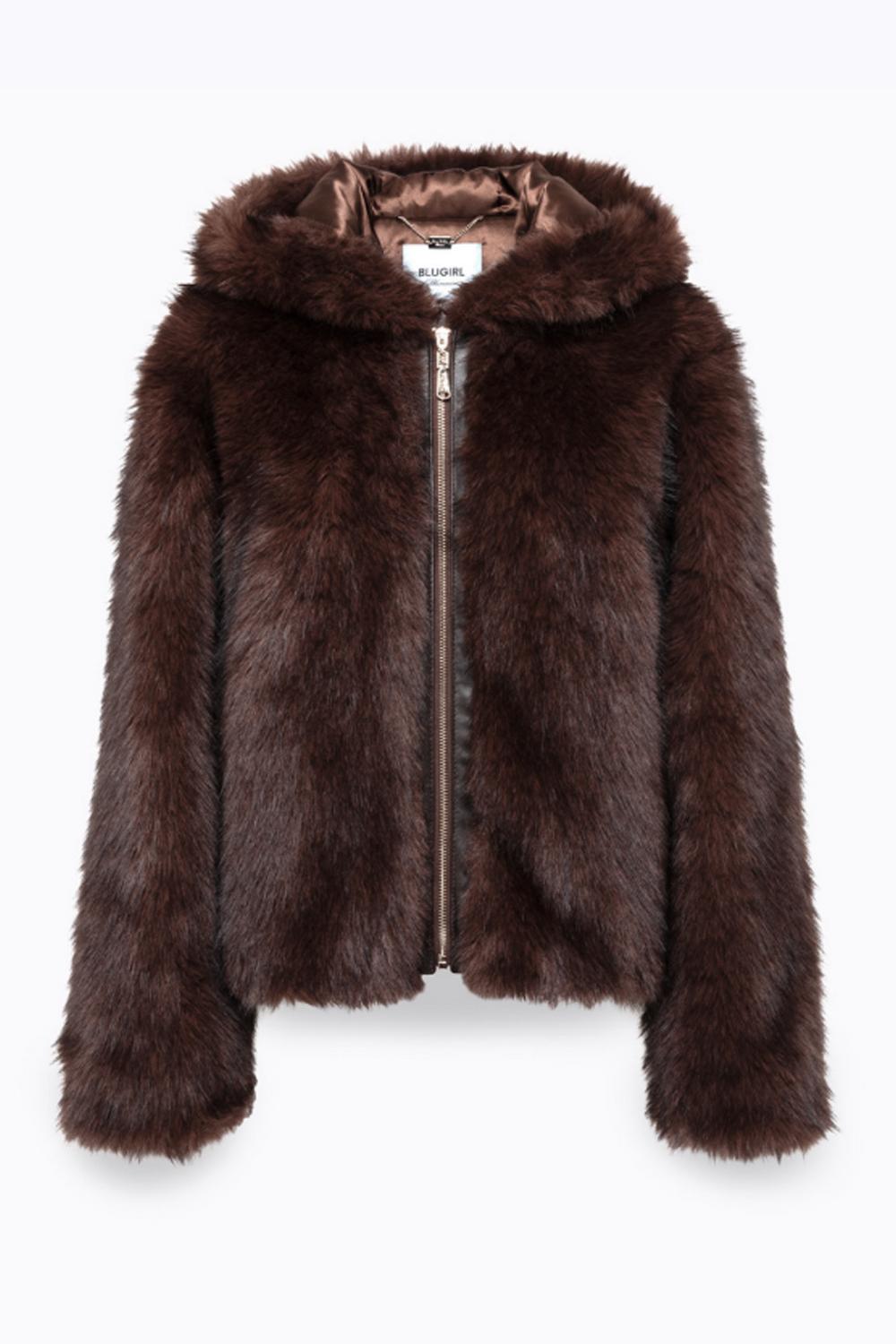 GIACCONE IN FAUX FUR RF5240 E109490840 Blugirl 