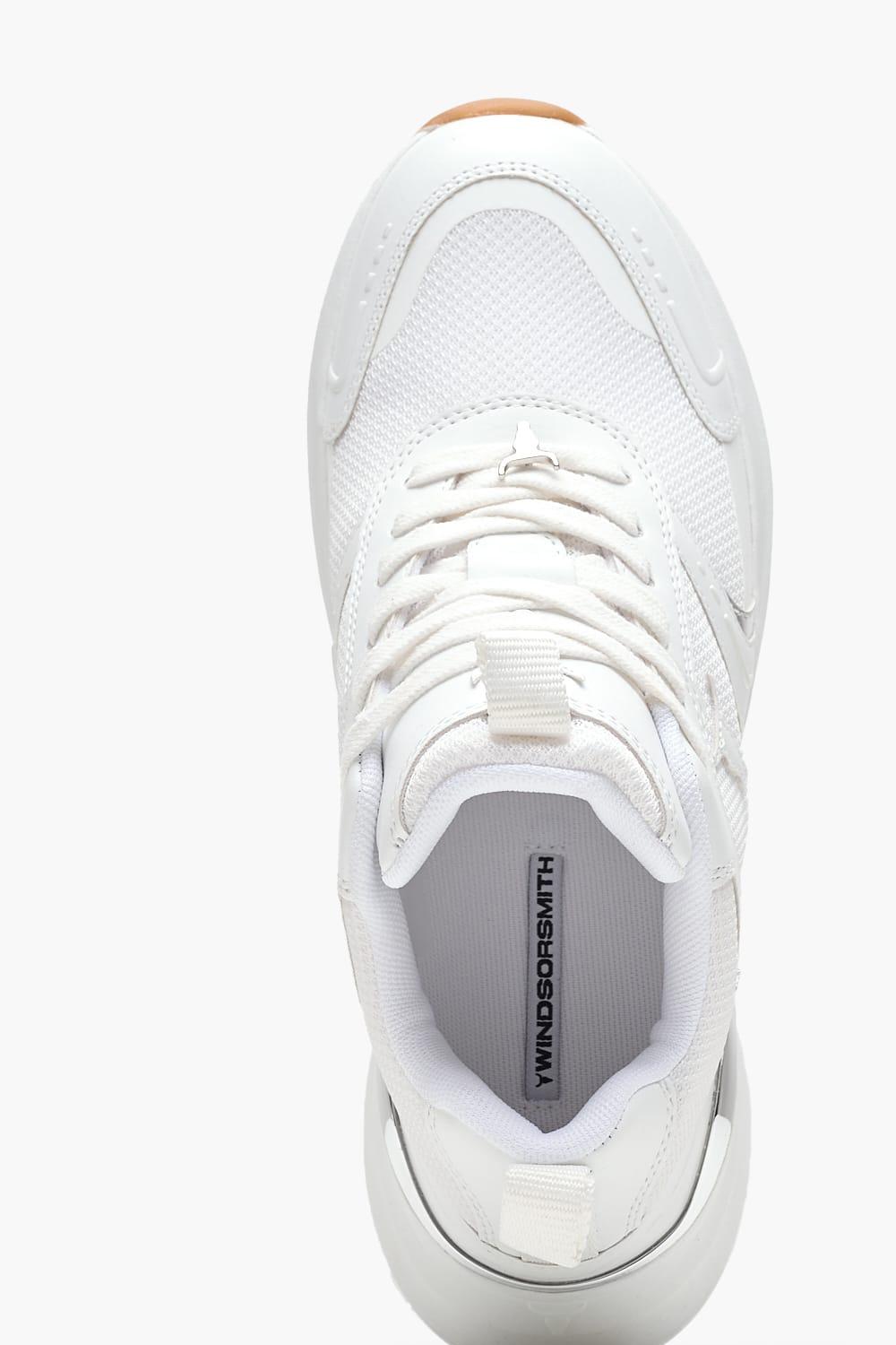 KNOCK OUT<BR/> KNOCK OUT WHITE/SILVER Windsor Smith 
