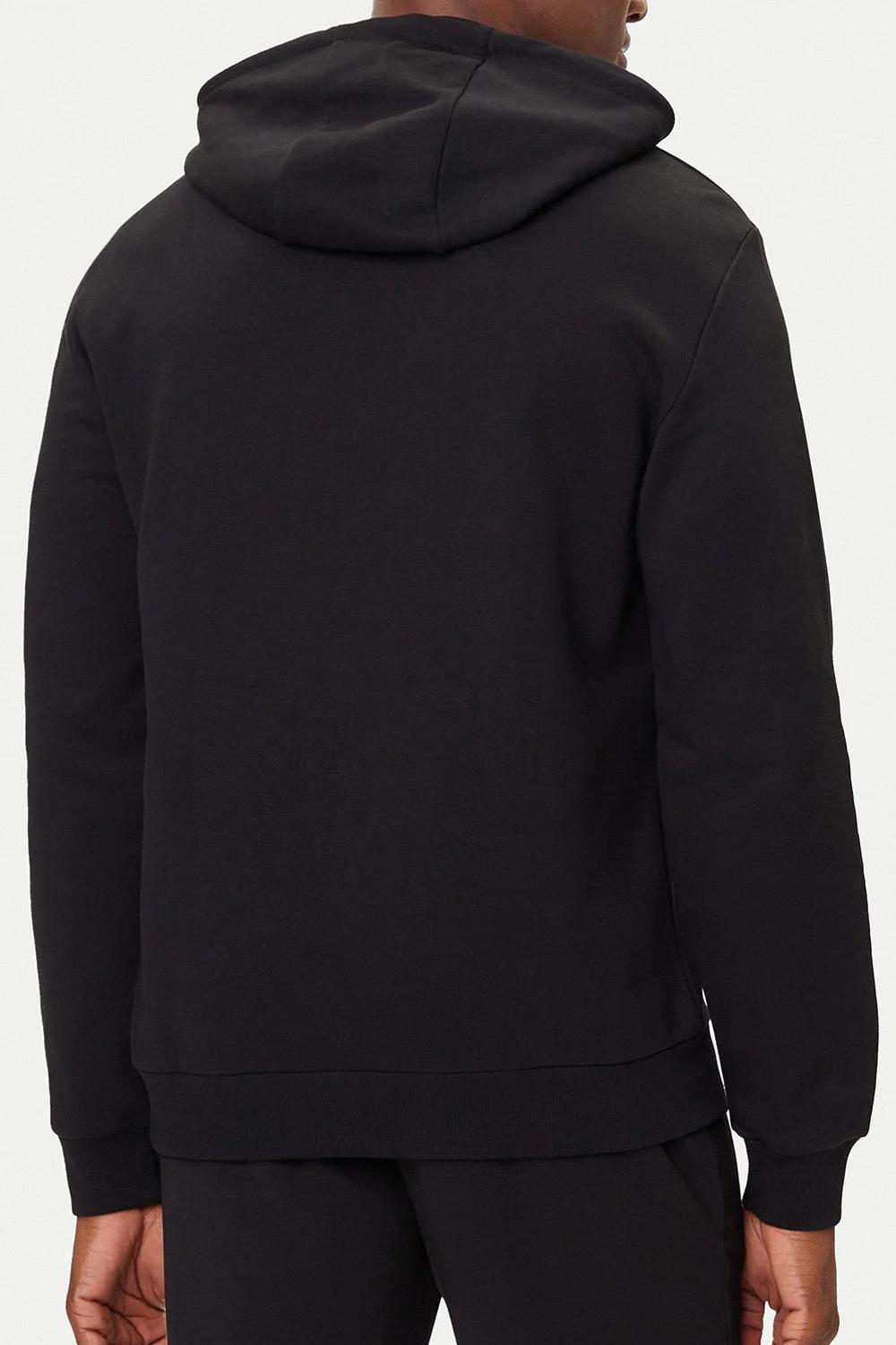 Felpa con cappuccio Logo Series in cotone stretch con maxi logo 7M001190 AF17787UC001 EA7 Emporio Armani 