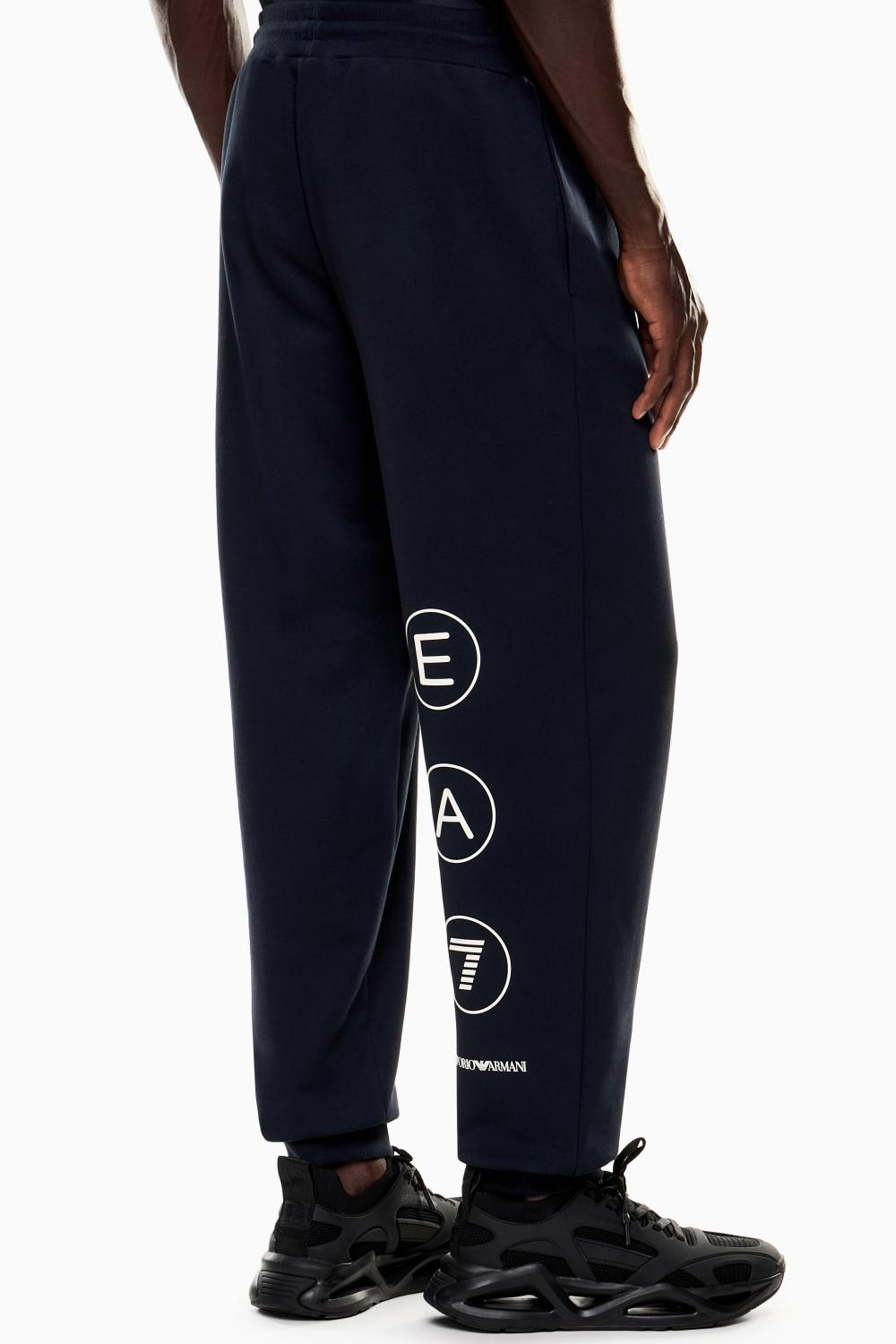 Pantaloni jogger Logo Series in french terry di cotone 7M000979 AF17787UB102 EA7 Emporio Armani 