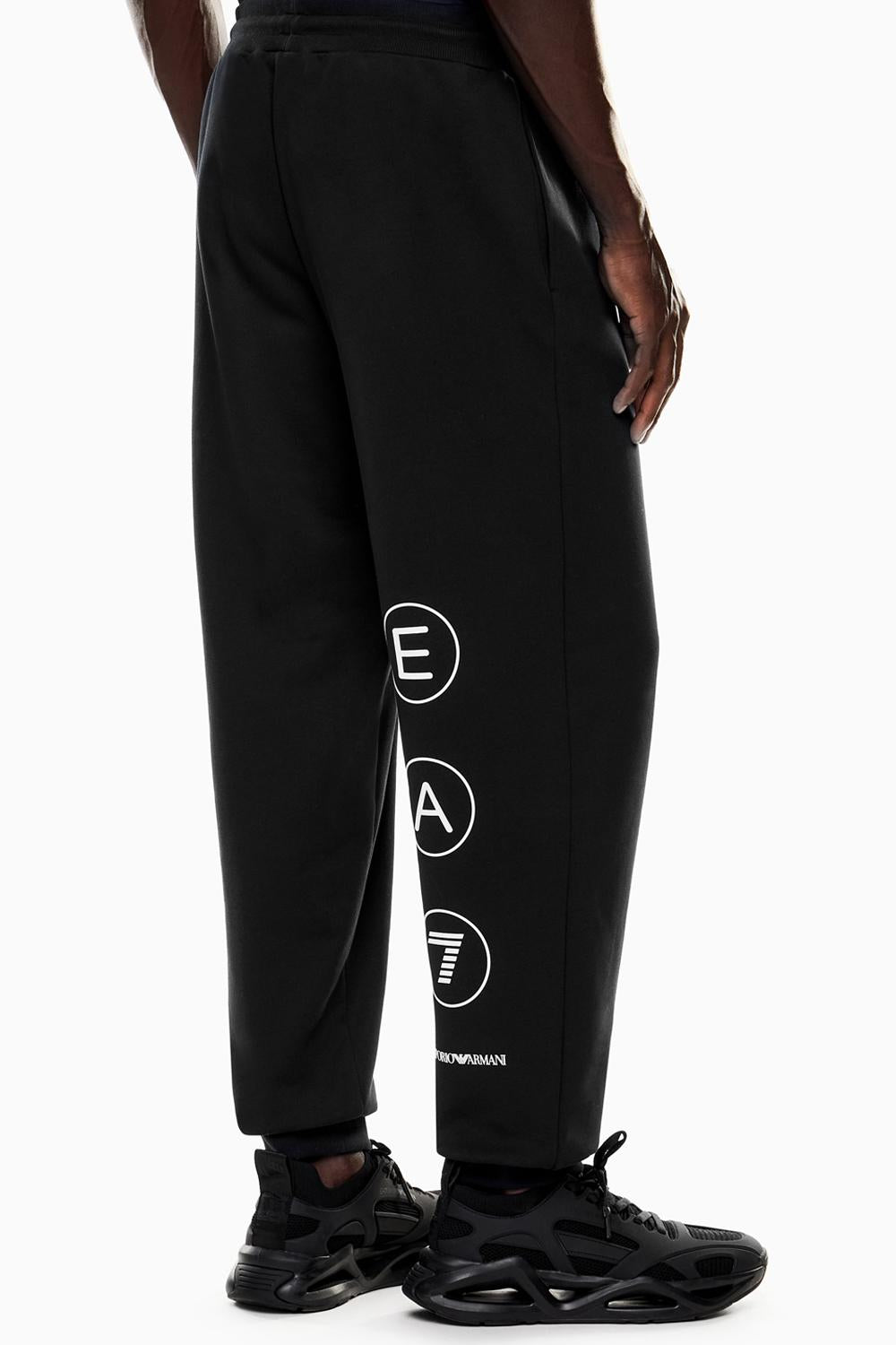 Pantaloni jogger Logo Series in french terry di cotone 7M000979 AF17787UC001 EA7 Emporio Armani 