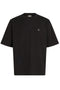 T-shirt in jersey pesante taglio relaxed<BR/> J30J326458 BEH Calvin Klein 
