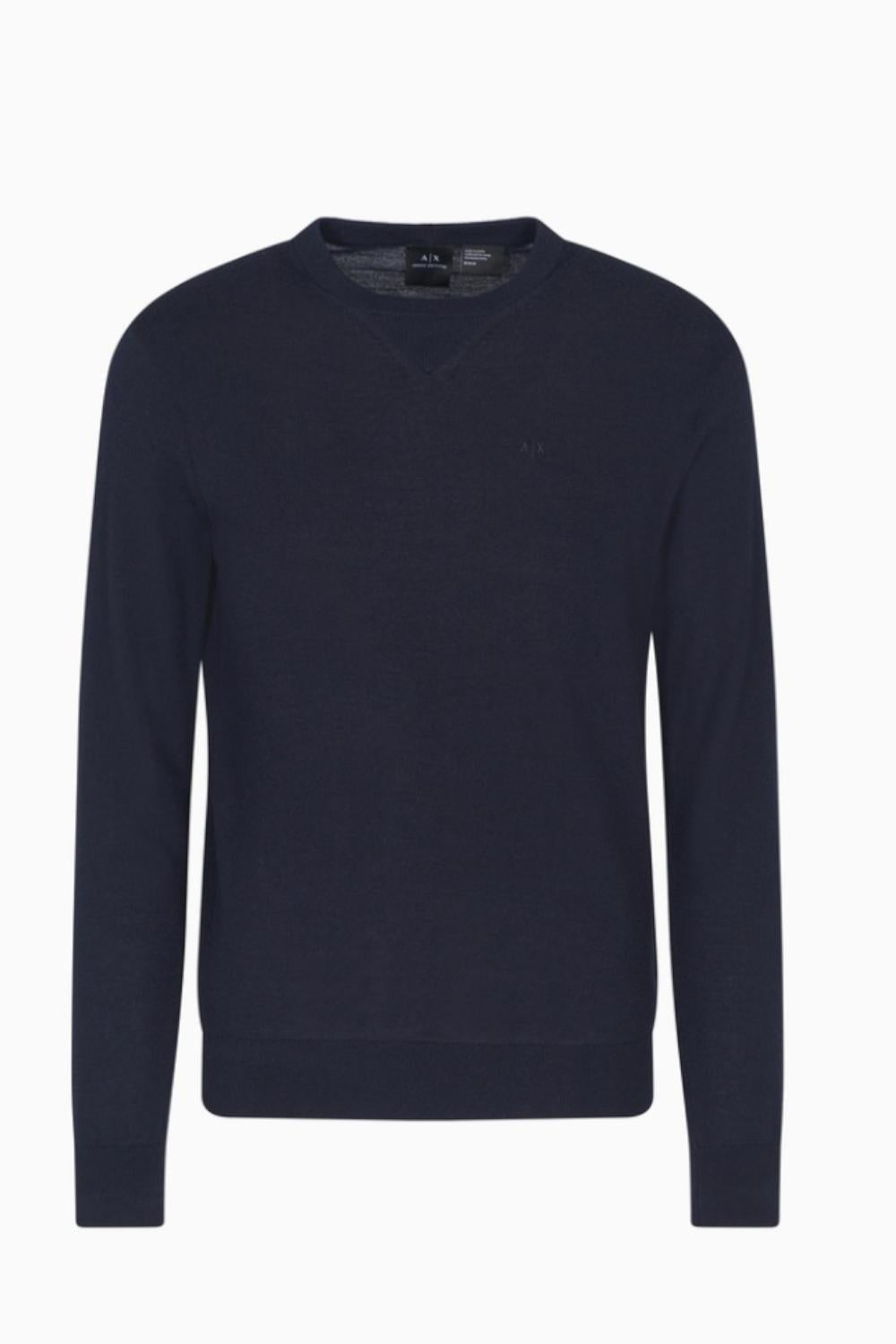 Maglione girocollo in misto cotone 8NZM3A ZM8AZ1510 Armani Exchange 