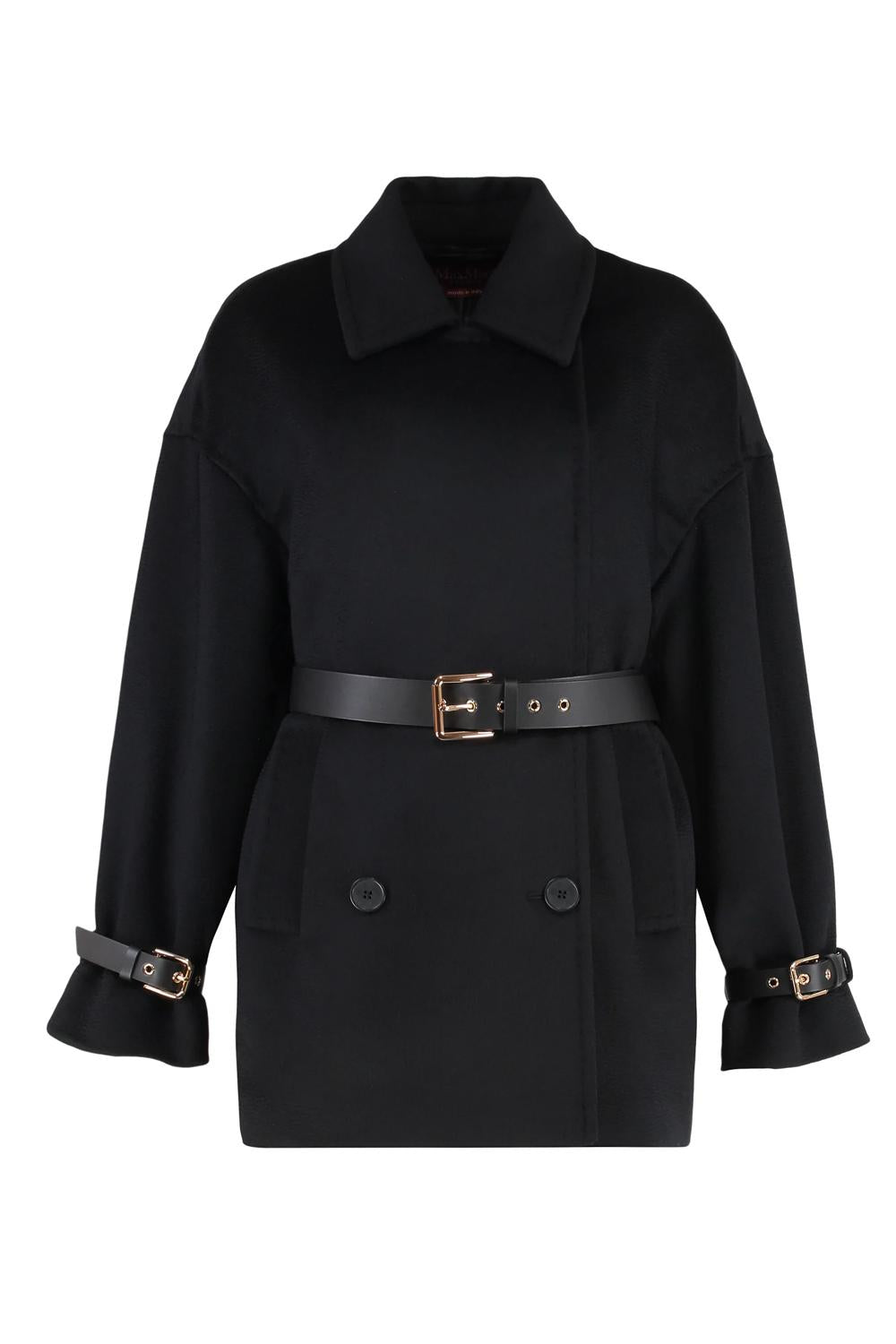 Caban doppiopetto in lana<BR/> PAUSA 013NERO Max Mara Studio 