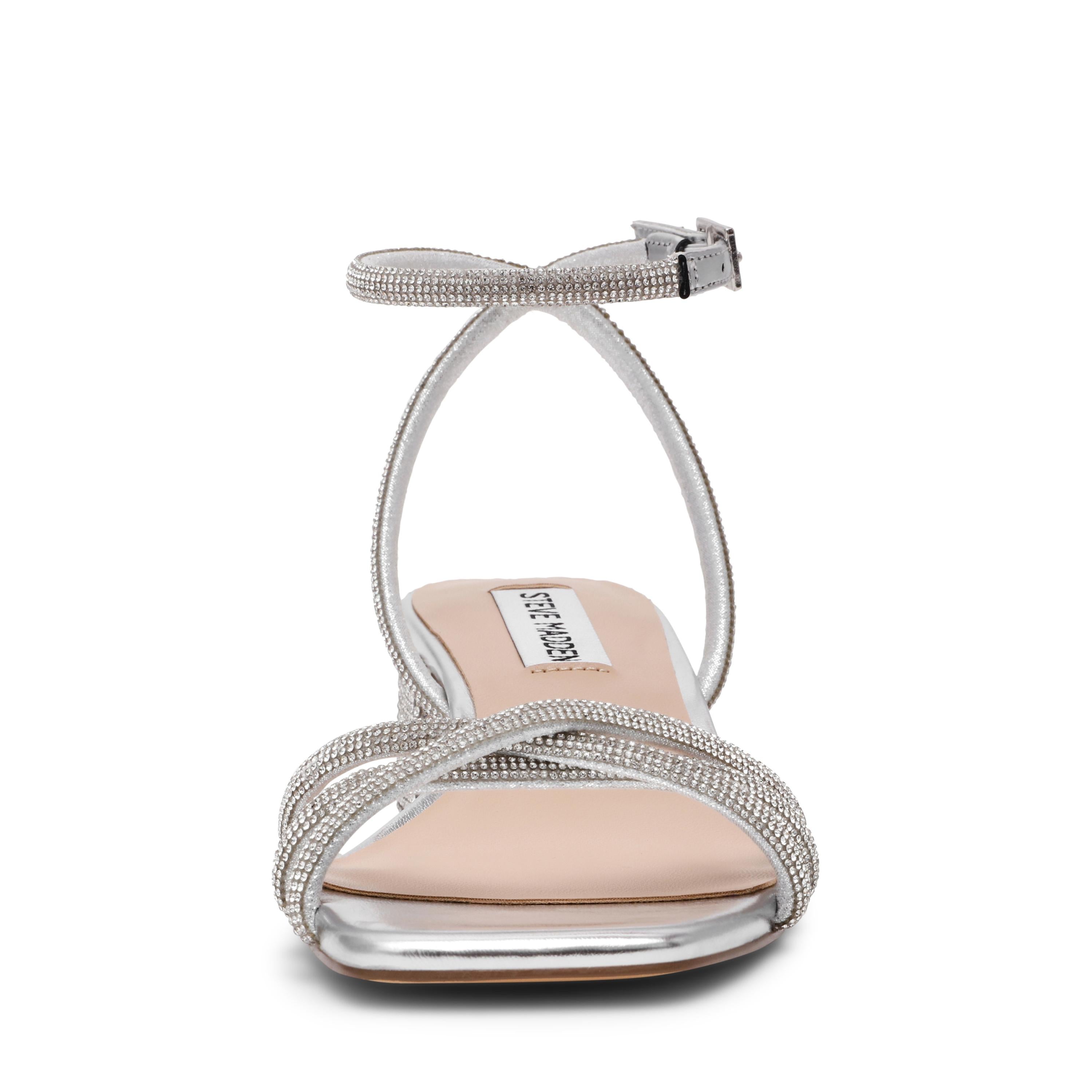SANDALO CERENA TACCO LARGO CERENA SILVER Steve Madden 