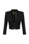 Giacca corta in crêpe stretch doppio strato GI222 61E2110 Elisabetta Franchi 