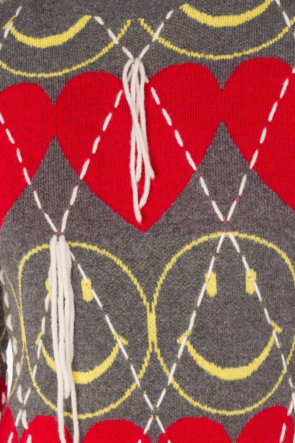 Abito in misto lana Smiley 0484 55021506 Moschino Couture 