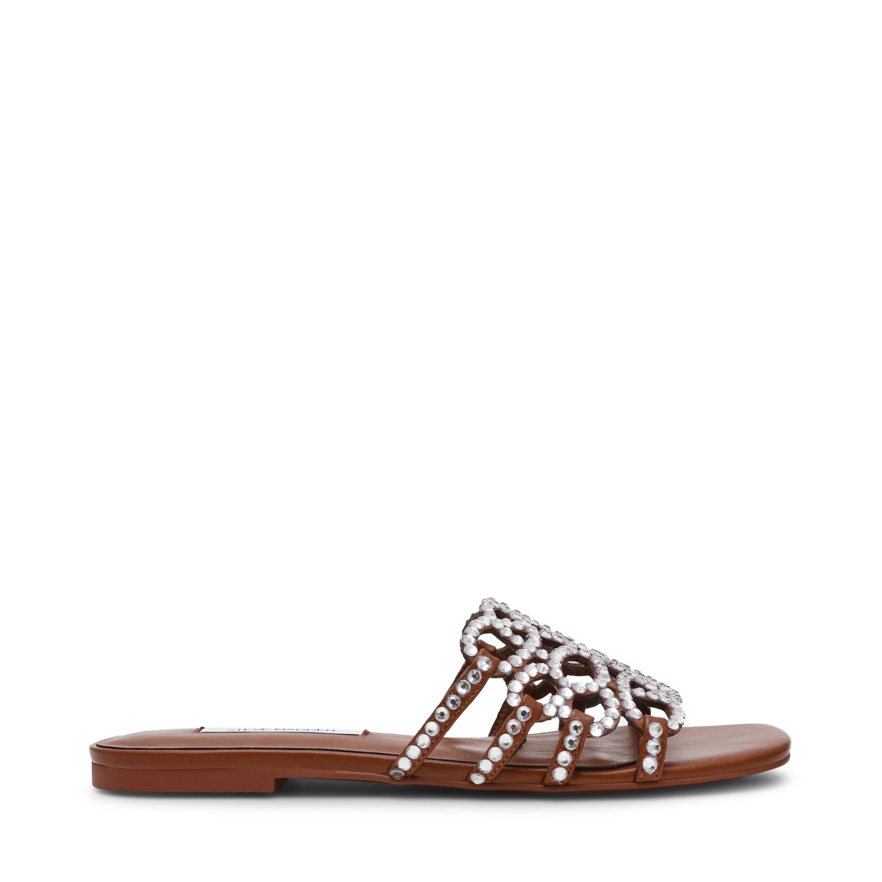 LOTUS-R - ciabatta flat in ecopelle LOTUS-R COGNAC Steve Madden 