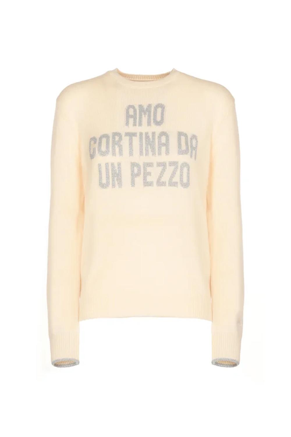 Maglia da donna con scritta<BR/> QUE0010 /01996G Mc2 Saint Barth 