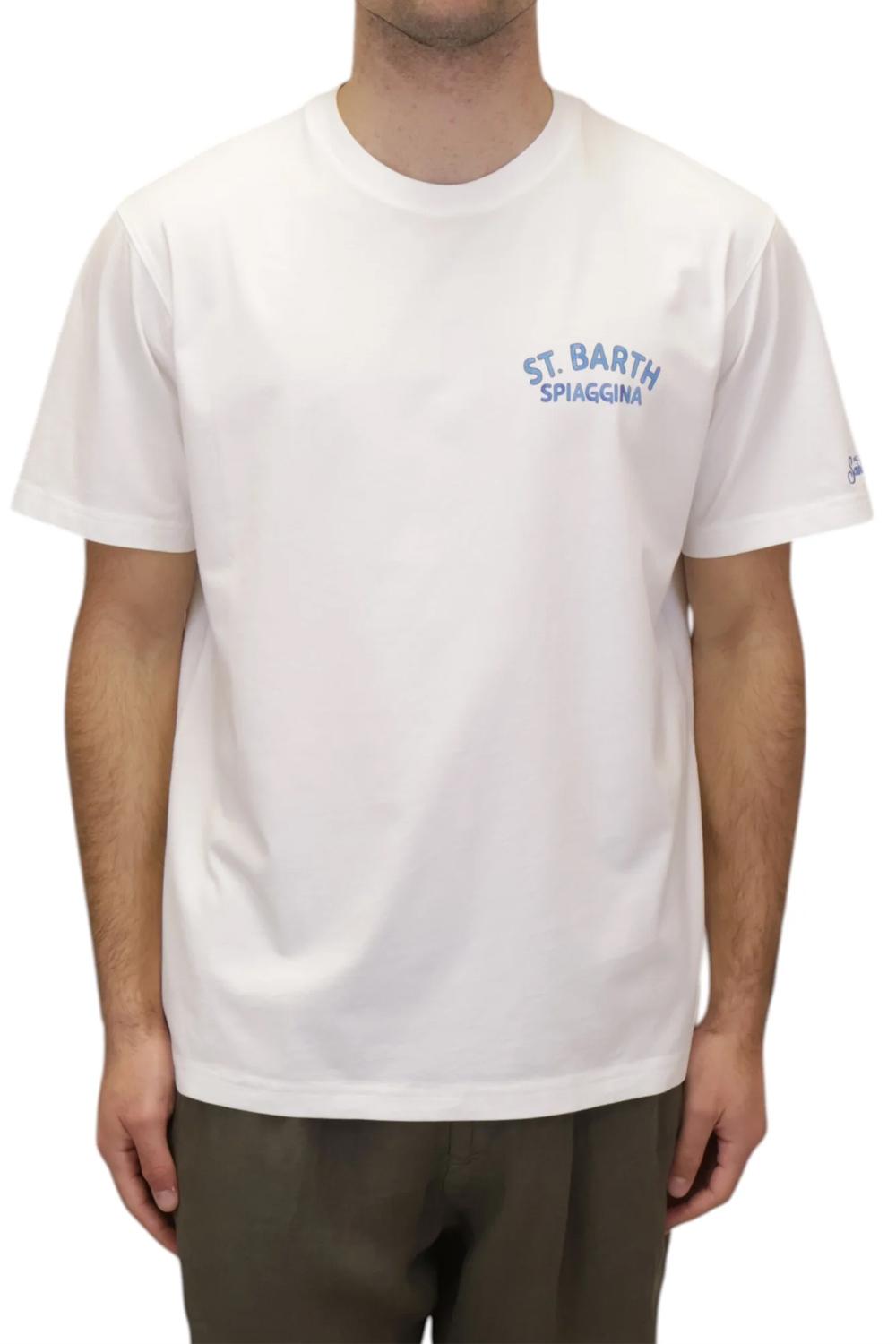 T-shirt Portland di MC2 Saint Barth PRL0002 -04508L Mc2 Saint Barth 