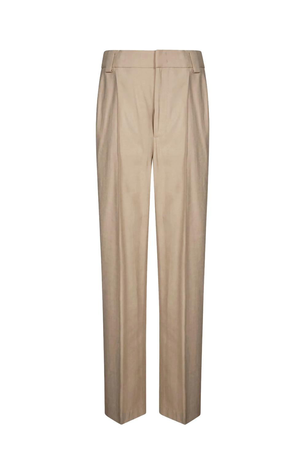 Pantaloni Abby wide leg in gabardina di viscosa DP883 IF0049D-XXX004 Dondup 